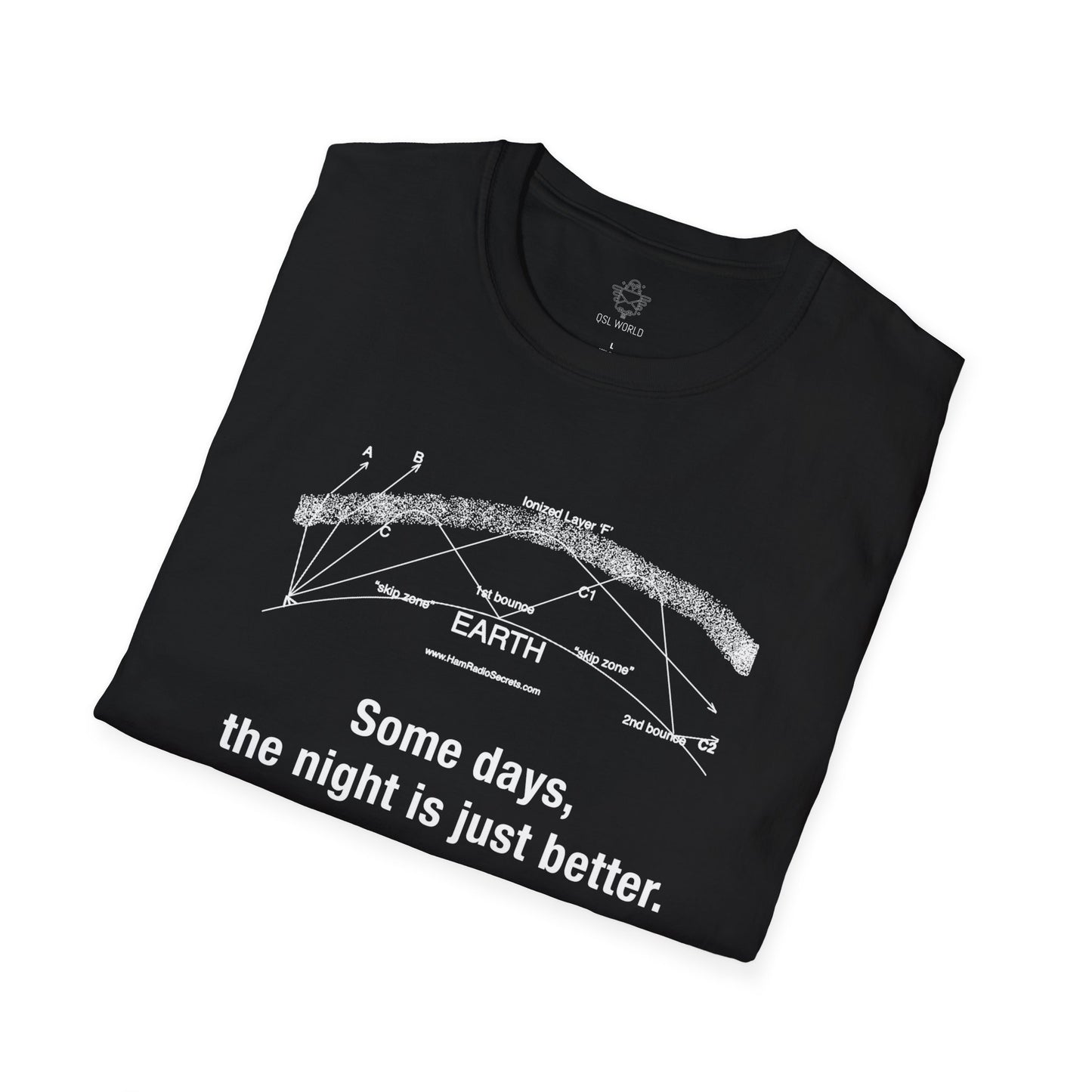 Unisex Softstyle T-Shirt - 'Some Days the Night Is Just Better' Graphic Tee for Casual Style