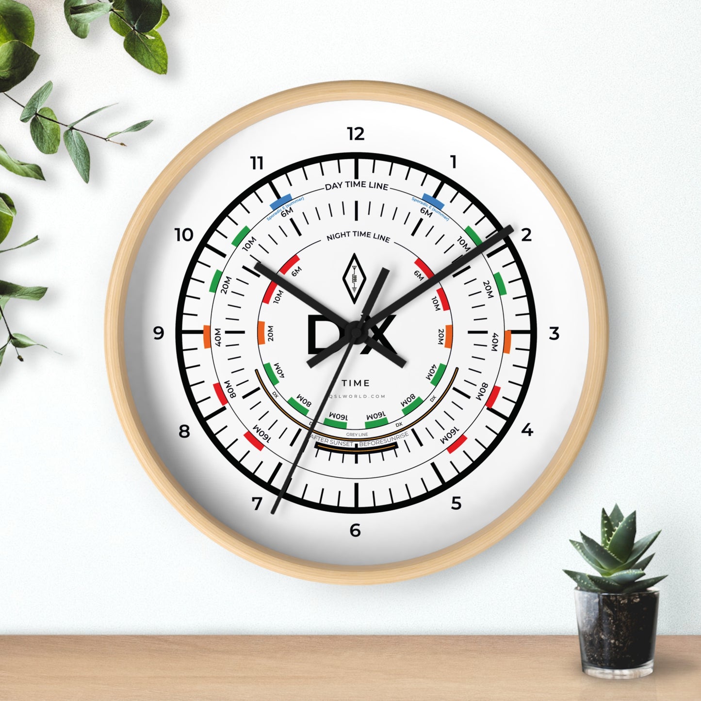 DX Time Wall Clock