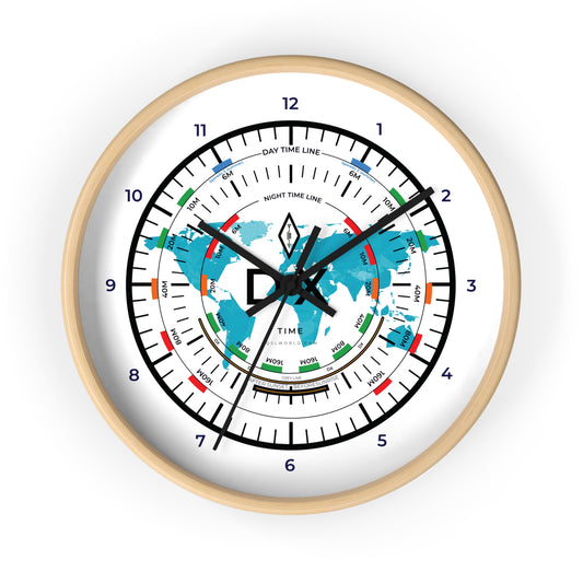 DX TIME World Wall Clock