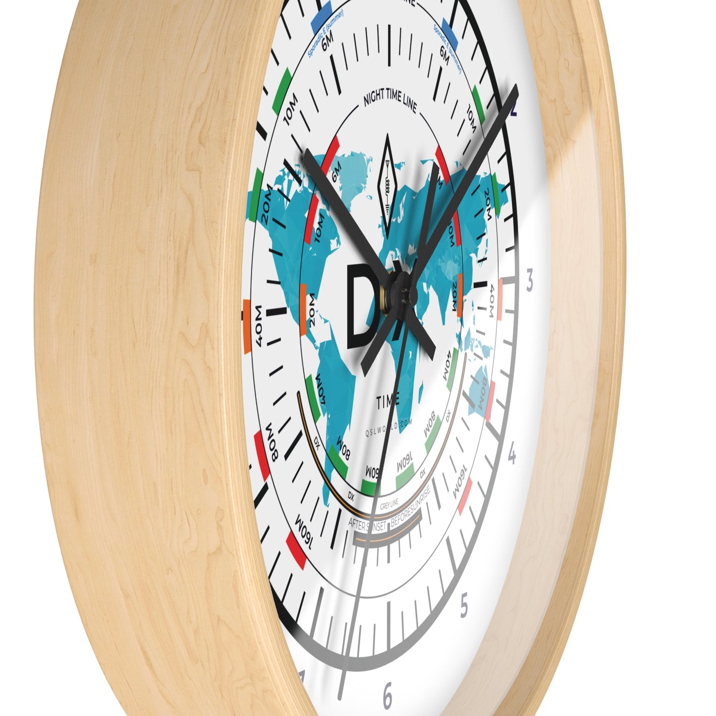 DX TIME World Wall Clock